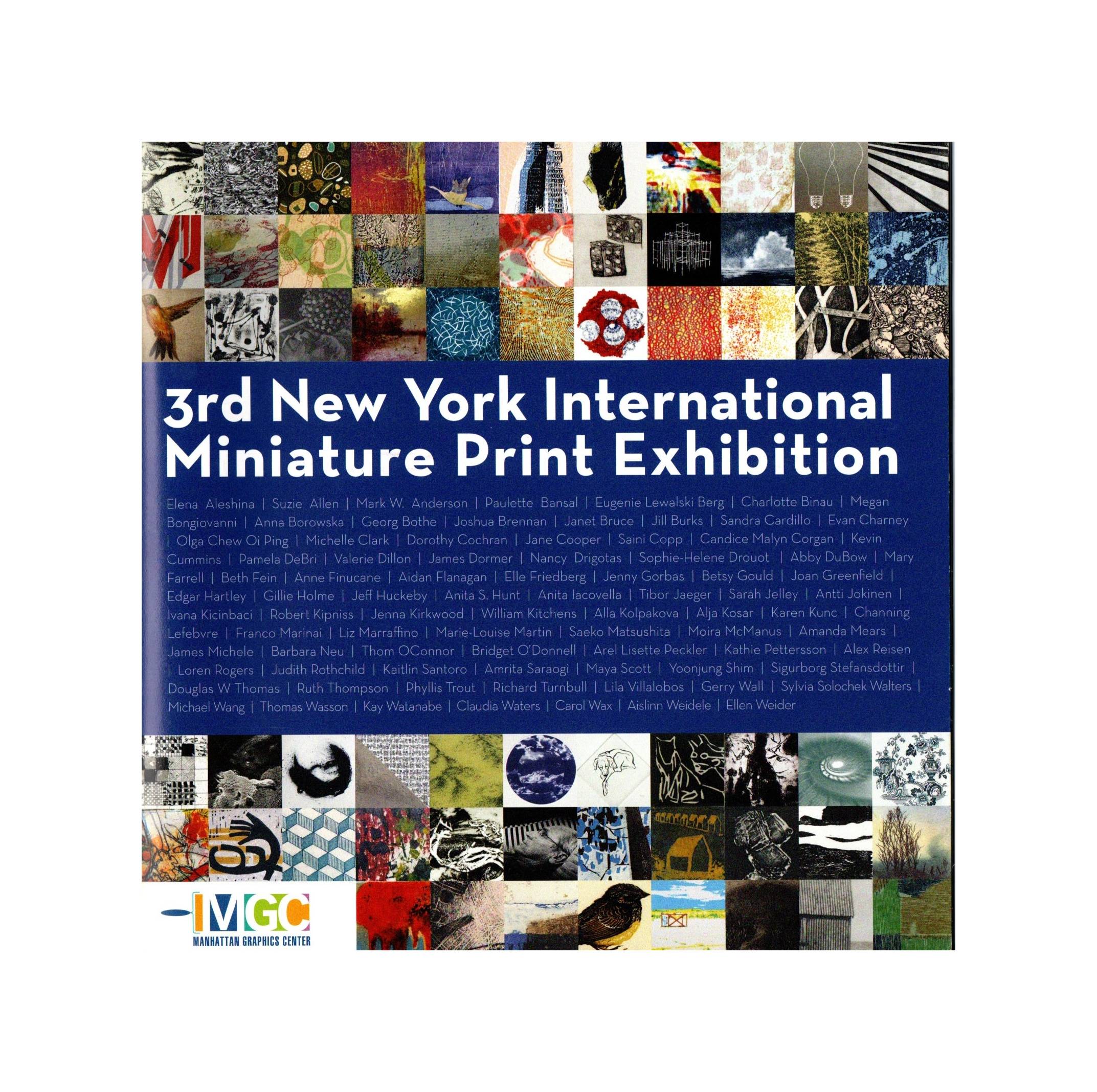 3rd New York International Miniature Print Exhibition, Manhattan Graphics Center, New York, USA